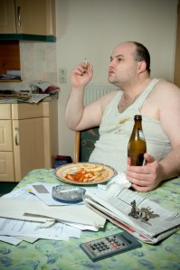 He probably takes Prilosec daily