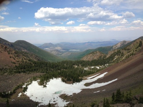 Yes, that's snow in late June in Arizona