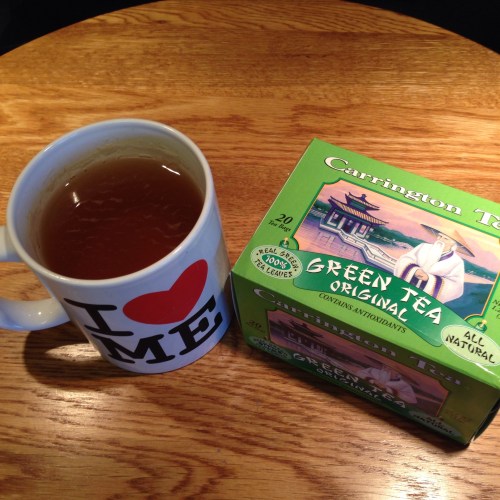 Green tea from Carrington Company out of Paramus, New Jersey